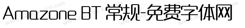 Amazone BT 常规字体转换